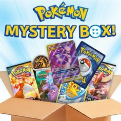 the pokemon mystery box is open and it's packed