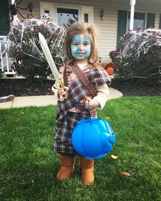 Braveheart Costume, Toddler Halloween Costume, Spooky Things, Toddler Halloween, All Hallows Eve, Hallows Eve, Kilt, Halloween Ideas