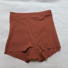 Kit Undergarments High Waist Briefs Shorts Underwear Slips Panties Brown Size 1 Stretchy Nwot Waist 11 1/4" Hips 14 3/4" Shaping Short Bottoms For Loungewear, Bus Ideas, Briefs, High Waist, Slip On, High Waisted, Fast Delivery, Full Service, Women Shopping