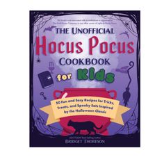 Craft some fun kitchen magic just in time for Halloween with this kid-friendly follow-up to the USA Today best-selling The Unofficial Hocus Pocus Cookbook.Come little children (and their grown ups), we’ll take thee away to a land of kitchen enchantment! Join the Sanderson Sisters in your own “torture chamber” and whip up some spellbinding treats in this first-ever Hocus Pocus cookbook designed for kid chefs.With over 50 recipes inspired by the two movies, these kid-friendly ingredients and easy- Family Abundance, Hocus Pocus Book, The Sanderson Sisters, Bloom Book, Kids Cookbook, Cookbook Design, Best Zombie, Book Bar, Kitchen Magic