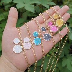 Super Cute, Trendy And Brand New! Mix & Match Jewelry And Accessories > 3/$30, 4/$40, 5/$50, 6/$60 And So Shop With Confidence, What You See Is Exactly What You Get! Tags Necklace, Jewelry, Accessories, Bracelets, Earrings, Anklets, Toe Rings, Chokers, Layered Necklaces, Rings, Watches, Bangle, Sunglasses, Tech Accessories, Airpod Cases & More! Blue Smiley Face, Paper Clip Chain Necklace, Diamond Chain Necklace, Cute Smiley Face, Face Pendant, Face Necklace, Smiley Faces, Chain Choker Necklace, Necklace Online