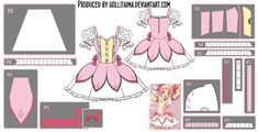 the paper doll is designed to look like a princess