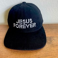 Black, Adjustable Baseball Hat With White Stitching That Reads “Jesus Forever” Church Merch, North Face Hat, Designer Bucket Hats, Chic Dress Classy, Cat Beanie, Gray Cap, Types Of Hats, Trapper Hats, Dress Classy