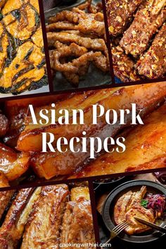 The 10 Best Asian Pork Recipes Asian Style Pork, Chinese Pork Recipes, Tender Pork Chops, Braised Pork Belly, Pork Belly Recipes, Pork Rib Recipes, Chinese Cooking Recipes