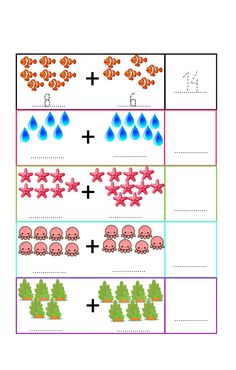 the worksheet for addition and subtraction with numbers 1 - 4, including one