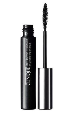 What it is: A lengthening mascara that stays put for up to 24 hours without smudging or smearing.What it does: It's designed with a unique brush that reaches even the tiniest lashes to deliver beautiful length. Formulated to remove easily with warm water, it stays put through rain, sweat, humidity and tears. How to use: Apply beginning at your lash roots, wiggling the brush to the tips of your lashes. Repeat to build. Hold the wand vertically to apply to your lower lashes. To remove, splash warm Clinique Mascara, Mascara Review, Tubing Mascara, Brown Mascara, Pretty Lashes, Mascara Brush, Mascara Tips, Lengthening Mascara, Mascara Wands