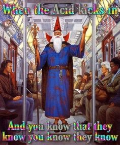 an image of a wizard on the subway