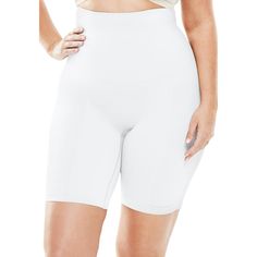 Experience superior shaping and smoothing with the Instant Shaper Medium Control Seamless Thigh Slimmer by Secret Solutions Curvewear. Designed to contour your unique curves, providing a sleek, shapely silhouette that enhances your confidence. Targets both thighs and tummy for a truly transformative fit. The higher waistband ensures the slimmer sits comfortably above the waist, offering better coverage and control. Enjoy the perfect length with a 9" inseam that prevents chafing and provides all- Thigh Slimmer, Sneaker Dress Shoes, Under Pants, Tall Jeans, Seamless Bra, Fall Jackets, Kids Sweater, Dress With Sneakers, Outdoor Apparel