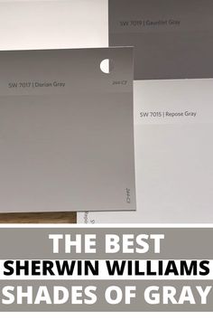 the best sherwin williams shades of gray in every color and size, from top to bottom