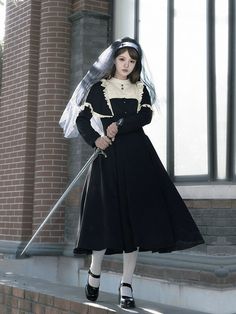 ❤faux two-piece gothic lolita dress❤︎



Size
Length
Shoulder width
chest
waist
Sleeve length
Hem Circumference




S
112cm
83cm
400cm
35cm
35cm
57cm


M
115cm
88cm
405cm
36.5cm
74cm
58.5cm


L
118cm
93cm
410cm
38cm
410 cm (38 in.) Gothic Long Sleeve Victorian Dress For Halloween, Black Victorian Dress With Long Sleeves For Halloween, Black Victorian Dress For Halloween Cosplay, Black Long Sleeve Victorian Costume Dress, Black Victorian Witchy Dress For Costume, Gothic Black Victorian Dress For Halloween, Black Overbust Victorian Dress For Halloween, Black Witchy Victorian Dress Costume, Black Witchy Victorian Costume Dress