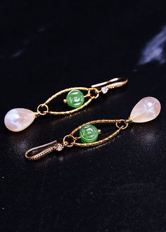 Fine White Teardrop Gem Stone Boutique Jade Drop Earrings925 Silver.Made of fine Jade.Measurement: 6cm/2.34" * 1.2cm/0.468". Matches easily with daily hairstyle, dresses & Shirts Daily Hairstyles, Gem Stone, Jade, Gems, Drop Earrings, Boutique, Gemstones, Stone, Hair Styles