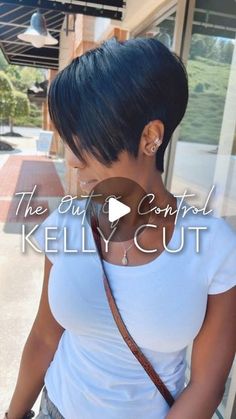 Asymmetrical Bob For Black Women, Short Black Bob Hairstyles, Assymetrical Haircut Bob, Bowl Cut Black Women, Alopecia Hairstyles Black Women, Asymmetrical Pixie Bob, Short Cuts For Black Women, Short 27 Piece Hairstyles