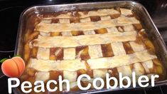 peach cobbler recipe made with fresh peaches