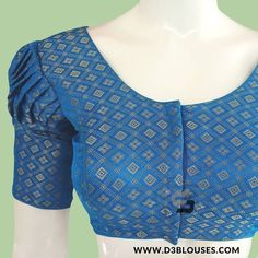 Blouse Slives Design, Women Blouse Design, Simple Blouse Designs Pattern, Simple And Unique Blouse Design, Simple Saree Blouse Designs, Brocade Blouse Designs, 50 Blouse Designs, Blouse Designs High Neck