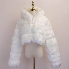 White Faux Fur Coat Chic White Faux Fur Outerwear, Chic Fitted White Fur Coat, White Faux Fur Coat For Spring, Chic White Fur Coat For Spring, White Faux Fur Outerwear For Spring, Fitted White Fur Coat For Spring, White Faux Fur Coat, Winter Wonderland Birthday, White Fur Coat