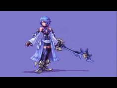 Aqua Pixelart timelapse - YouTube Disney Females, Kingdom Hearts Crossover, Pixel Life, Kingdom Hearts Art, Fantasy Role Playing