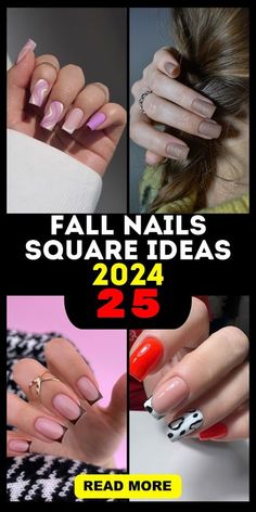 Groovy and colorful, tie-dye-inspired nail art is a fun throwback to retro vibes! Short Green Nails, Fall Nail Styles, Tip Acrylics, Fall Nails Square, Nail Striping Tape, French Tip Acrylics, Daisy Acrylic Nails, Nails Basic, Autumn Nail Art