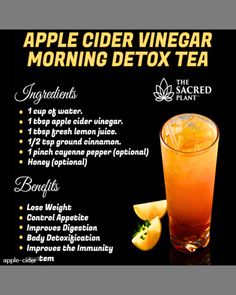 Apple Cider Vinegar Detox Tea; Quick #weightloss and #healthy #diet plans for women; losing weight is pretty easy for men, but this is not the case for women.  Find out why and how the unwanted pounds and lose weight Apple Cider Vinegar Morning, Apple Cider Vinegar Health, Cider Vinegar Benefits, Apple Cider Vinegar Benefits, Apple Cider Vinegar Detox, Apple Cider Vinegar Drink, Healthy Food Facts, Diet Plans For Women