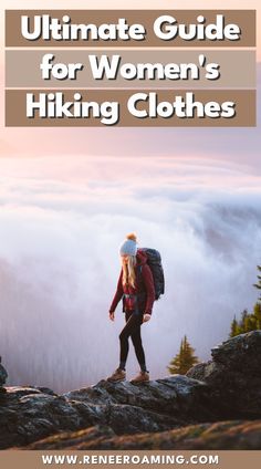 Woman backpacking outdoors wearing a cute hiking outfit. Linked to the Ultimate Guide for Women's Hiking Clothes. Yosemite Hiking Outfit, Wander Outfits, Spring Hiking Outfits, What To Wear Hiking, Switzerland Hiking, Hiking Attire, Beginner Hiking