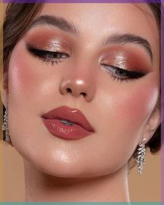 Bronze Makeup Look, Almond Eye Makeup, Glam Wedding Makeup, Classic Makeup, Eye Makeup Pictures, Makeup Mistakes, Ethereal Makeup, Dramatic Makeup, Bridal Makeup Looks