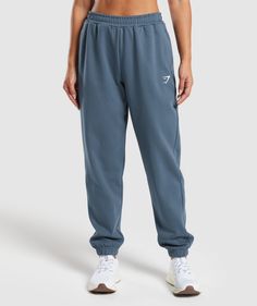 Gymshark Training Fleece Joggers - Cargo Blue Gym Shark Joggers, Gym Shark Sweatpants, Gymshark Sweatpants, Athletic Joggers, Gym Joggers, Sweat Women, Sweat Workout, Blue Joggers, Colour Pop