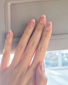 Nail Clean Look, Short Nails Gel French, Blush Short Nails, Pearl French Manicure, Nails Gel French Tip, Gel French Tip, Growing Nails, Manicure Ideas For Short Nails, Toenail Health