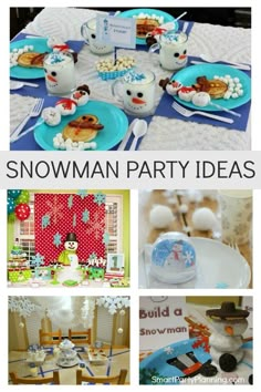 snowman party ideas for kids and adults