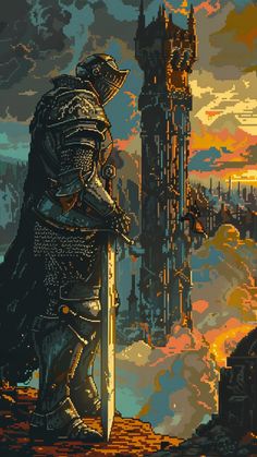 do you like this post Elding Ring Art, Dark Pixel Art Wallpaper, Pixel Art Knight, Fantasy Pixel Art, Pixel Art Dungeon, Dark Fantasy Pixel Art, Dark Medieval Knight Art, Dark Souls Wallpaper, Viking Wallpaper