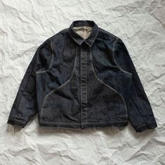 Japanese Jacket Men, Japanese Denim Fashion, Selvedge Denim Jacket, Cool Denim Jackets, Men’s Jackets, Lily Larkin, Jacket Fits Men, Japanese Fits, Japanese Denim Jacket