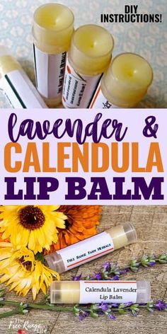 Lavender Lip Balm, Homemade Lip Balm Recipe, Diy Lip Balm Recipes, Lip Care Diy, Handmade Lip Balm, Lip Scrub Homemade, Homemade Moisturizer, Lip Balm Recipes