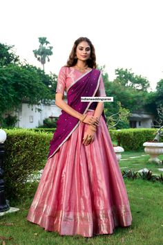 We Made Ready To Wear At your size Wedding Lehengas, Indian Lehenga, Bridal Lehenga, Designer Lehenga, South Indian Dresses, Lengha Choli, Chaniya Choli, Semistitched Lehenga, Bridesmaid Lehengas, Sabyasachi Lehengas, Punjabi Lehengas, Ethnic Lehengas,Indian Outfits, Bollywood Lehengas Wedding Lengha Set, Pakistani suit,salwar kameez. Designer Kanchipuram LEHENGA CHOLI For Women Indian WEDDING Bridal Party Wear Ghagra Choli Lehengha details Fabric  :  Kanchipuram  Work  :  Zari Weaving Work  Lehengha Type : Semi-Stitch Flair  :- 3.80 meter with canvas Waist : up to 42" Length : 41 Choli Fabric   :  Kanchipuram   Size      : Upto 42  Dupata Fabric   :  Vichitra Silk With Sequins And Thread Embroidery Work With Lace Border Package Contain : Lehenga, Dupatta, Blouse, Drawstring, Zip Weight : Pakistani Suit Salwar, Kanchipuram Lehenga, Sabyasachi Lehengas, Wedding Lengha, Bridesmaid Lehengas, Lehengas Wedding, Lehenga Bridesmaid, Lehenga Bridal, Lehenga Choli For Women