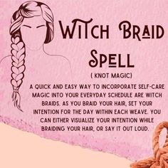 Baby Witch Tips, Quotes Magic, Health Spell, Witchy Hair, Wicca Recipes, Goddess Magick, Metaphysical Books, Thinking Positive