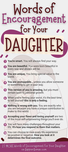 Messages of Love and Encouragement for Daughters Love My Daughter Quotes, Good Parents, Encouraging Messages, Positive Affirmations For Kids, My Children Quotes, Mothers Love Quotes, Daughter Love Quotes, Parenting Knowledge, Strong Independent