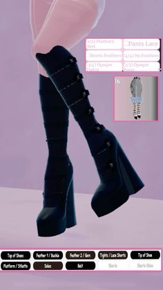 an image of a woman's high heeled boots