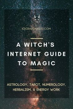 A Witch's Internet Guide to Magic #babemagic #astrology #tarot #energywork #herbalism #numerology Witch Craft Supplies, Tarot Numerology, Numerology Chart, Astrology Tarot