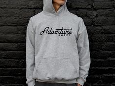 About Design- Adventure Awaits Hoodie - Outdoor Nature Camping Retro Minimal Design Printed Hoodie.- Design placement on the actual product can be slightly different than on the photo shown depending on the size and other conditions. About Hoodie- This is one of the most popular and affordable basic-style hoodies for everyday use.Material- 50% Cotton + 50% Polyester.Care Instruction- For clothing items, please wash items inside out in cold water, do not bleach, do not dry clean, and do not iron Angry Octopus, Cool Octopus, Biology Teacher Gifts, Biology Teacher, Nature Camping, Sea Creature, Marine Biology, Soft Hoodie, Kraken