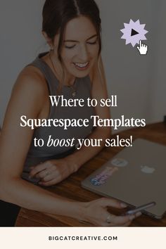 Where to Sell Squarespace Templates to Reach More Customers and Make More Sales Selling Templates, Website Design Business, Where To Sell, Social Platform