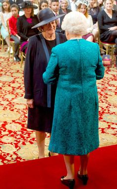 queen elizabeth and the duke of edinburgh meet with members of the royal family