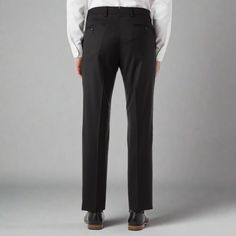 The finest trousers offered by Ballin, these luxury dress pants are crafted from pure Super 130s wool from the famed Italian mill Loro Piana. Choice of 2 fits - a traditional fit with a regular rise, and a more modern fit (but not skinny). See below to compare the two fits. FEATURES: 240g weight Rounded extension with loop-tab closure 2 front 1/8" top pockets with pick stitch 2 back button-through welt pockets with “D” tack 3/8″ Loops On-waistband watch pocket Coin pocket inside right front pock Pick Stitch, Watch Pocket, Dog Socks, Brown Dog, Stitch 2, Luxury Dress, Loro Piana, Modern Fit, Welt Pockets