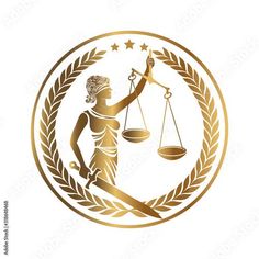 Lady justice, Themis, with sword and scales. Logo or emblem design for Law firm, Lawyer service, Law office. Personification of order, fairness, law, fair trial, rule, statute. Vector illustration. Lawyer Art Wallpaper, Law Logo Justice, Law Logo Lawyer, Lawyer Logo Design, برج الميزان, Law Logos Design, Justice Logo, Lawyer Logo, Lawyer Business Card