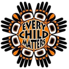 Every Child Matters Sticker Original Art work created by G̱ilakas’la! Andy Everson. 100% of profits from each sale will be going to non-profit Indigenous charity. Stickers are waterproof and UV resistant. Available in both tradition and Holographic 6 Years Indoor.