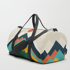 No need to muffle your duffle game. Our duffle bags are sure to be your new favorite gym and travel go-to, featuring crisp printed designs on durable spun poly fabric for a canvas-like feel. Constructed with premium details inside and out for ultimate protection and comfort. Available in three sizes.       - Crafted with durable spun poly fabric for high print quality    - Soft polyester lining with interior zip pocket    - Adjustable shoulder strap with foam pad and carrying handles    - Double The Hills Are Alive, Tote Design, Rucksack Bag, Travel Duffle Bag, Travel Duffle, Duffle Bag Travel, Patchwork Bags, Quilted Bag, Bags Travel