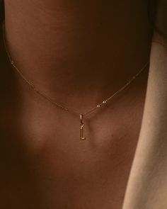 Letter L pendant in 18k gold plated • AGLAIA L Necklace, Letter Jewelry, Gold Letter Necklace, French Jewelry, Letter L, Letter Pendants, Gold Letters, Letter Necklace, Peace Of Mind