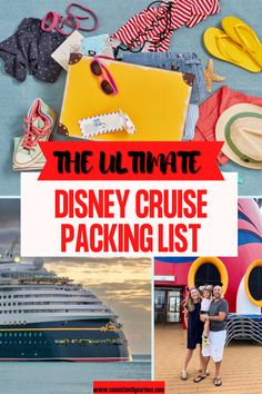 the ultimate disney cruise packing list for families to pack up and take in on vacation