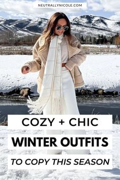 Winter Resort Outfits, Winter Fashion Outfits For Women, Casual Chic Winter, Trendy Winter Fashion, Outfits Cold, Cold Weather Outfit, Weather Outfits, Chic Winter Outfits, Winter Outfit Ideas