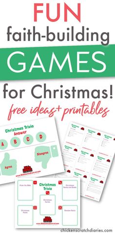 the fun christmas games for kids to play with