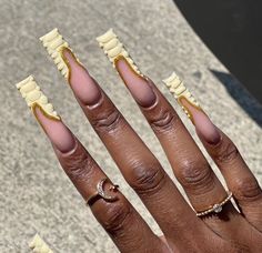 Fall Nails Pointy, Croc Nail Design, Nails For Baddies, Brown Acrylic Nails, Drip Nails, Colored Acrylic Nails, Dope Nail Designs, Exotic Nails, Acrylic Nails Coffin Pink