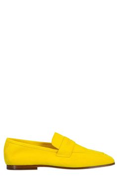 SOPHIQUE-Yellow Essenziale Suede Leather Flat- Yellow Flat Shoes, Yellow Shoes Flats, Yellow Flats, Fashion Shoes Flats, Clothing Size Chart, Leather Flats, Shoe Style, Soft Suede, Fast Fashion