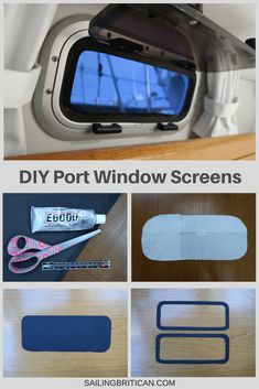 how to make a diy port window screen