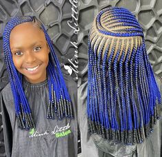 Single Braids With Beads, Ombré Knotless, Kids Hairstyles Girls Black, Beads Hairstyles, How To Make Braids, Cornrow Styles, Lay Lay